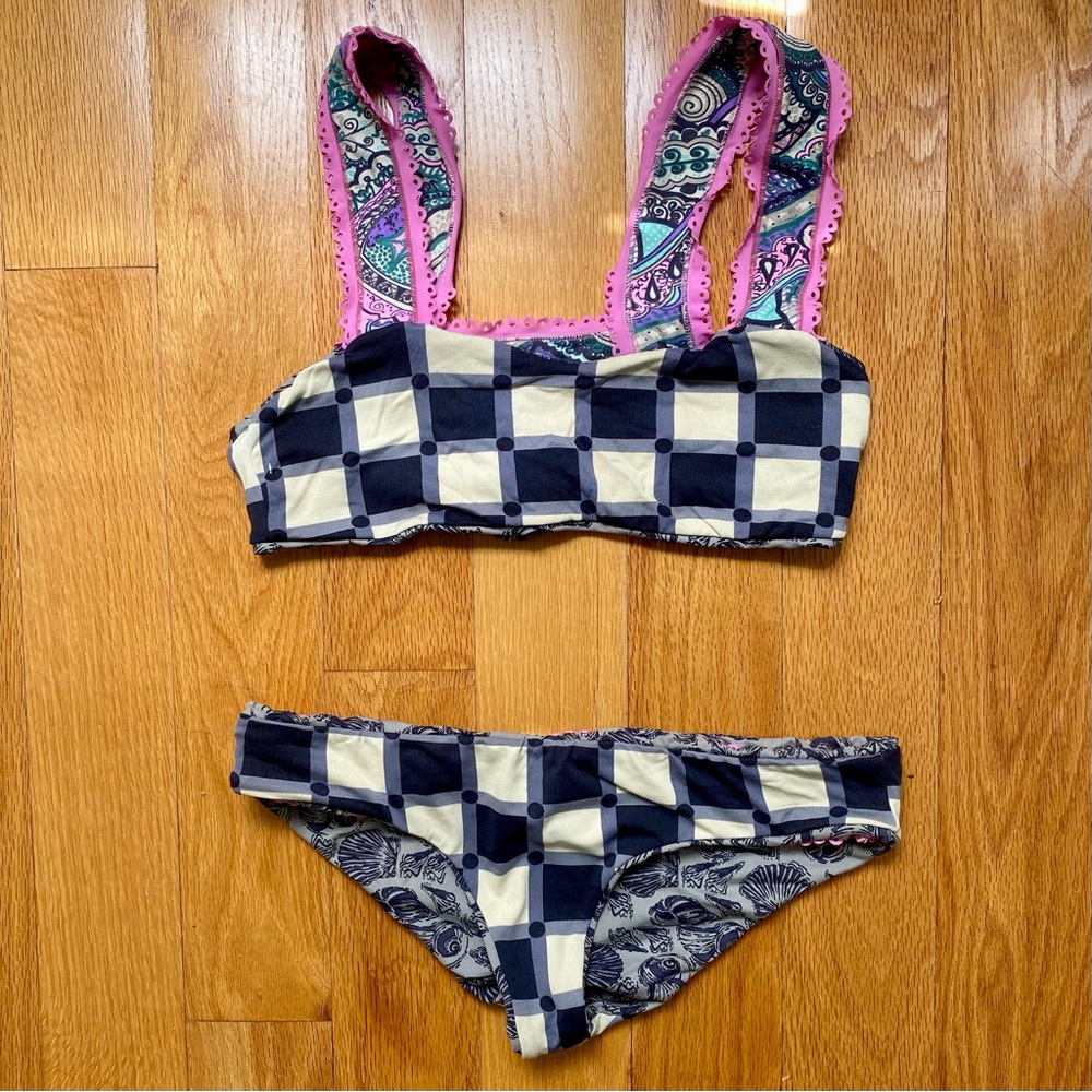 Maaji Reversible Print Two-Piece Bikini | Sz. M - Picture 5 of 7